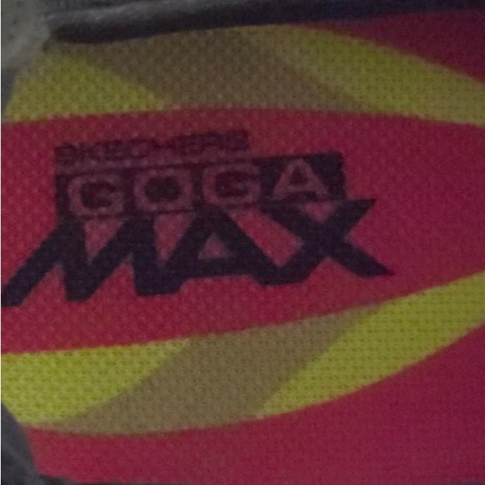 Skechers Goga Max Red and Yellow Sneakers - Picture 10 of 16